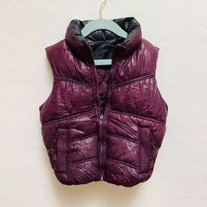 REVERSIBLE PUFF VEST PURPLE